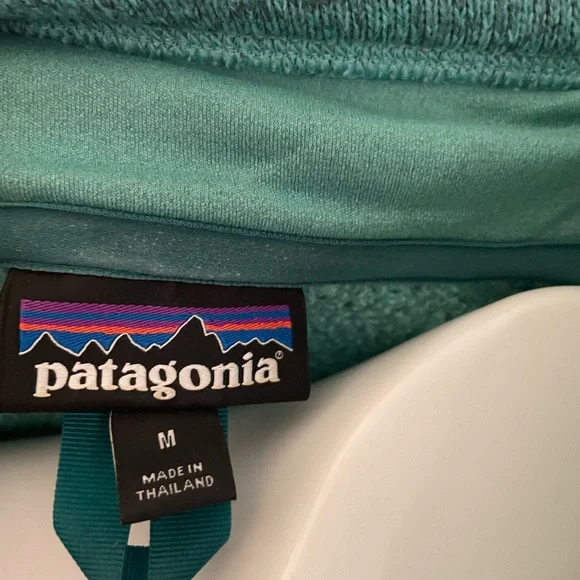 Patagonia Quarter-Zip Fleece Pullover - Seafoam Green - Picture 3 of 7
